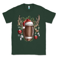 Sports Green christmas football Classic Tee - SublimationCraftShop