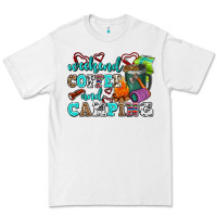 White weekend coffee and camping Premium Tee - AdoDesignShop
