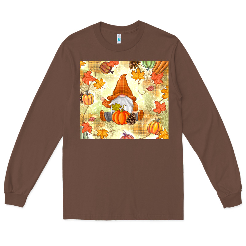 Fall Gnome Long Sleeve Tee by MaliasSmallBusiness | Teevron