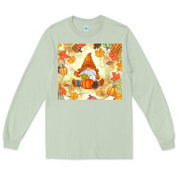 Matcha fall gnome Long Sleeve Tee - MaliasSmallBusiness