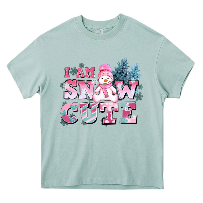 I Am Snow Cute Heavy Core Tee by AdoDesignShop | Teevron