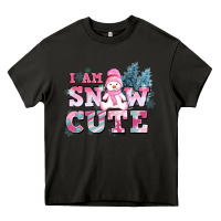 Asphalt i am snow cute Heavy Core Tee - AdoDesignShop