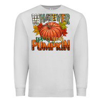 Dove Grey whatever spices your pumpkin Premium Sweatshirt - CowGirlArtShop