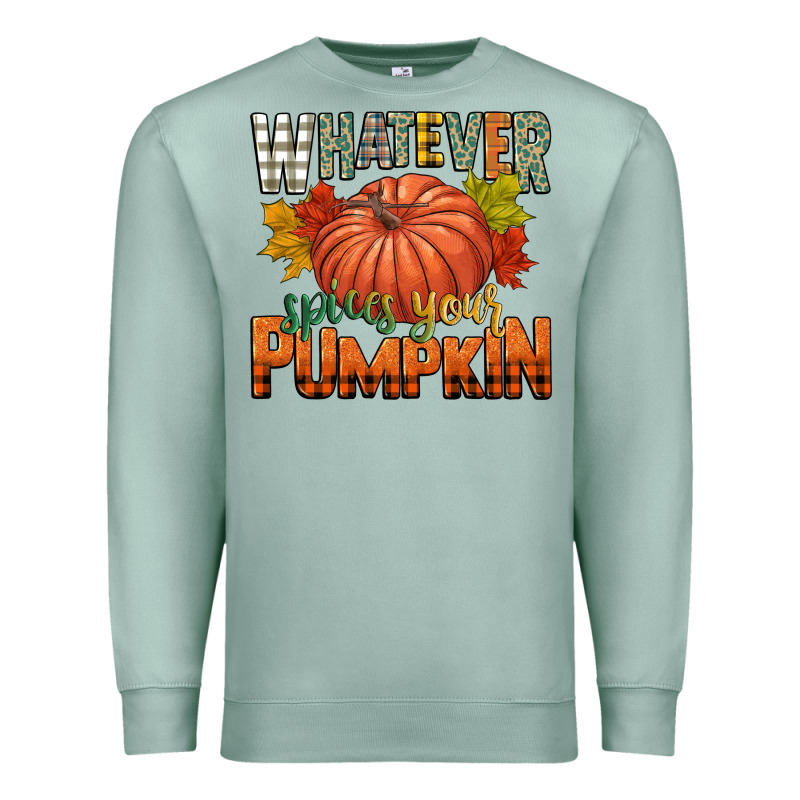 Whatever Spices Your Pumpkin Premium Sweatshirt by CowGirlArtShop | Teevron