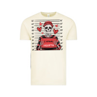 Vintage Arctic i steal hearts skeleton valentine's day Vintage Tee - MaliasSmallBusiness