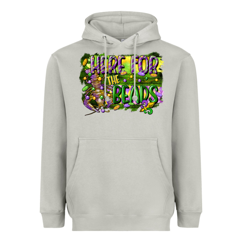 Here For The Beads Heavyweight Hoodie by CowGirlArtShop | Teevron