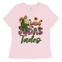 San Judas Tadeo Sunflower Ladies Tee | Teevron
