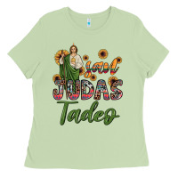 Matcha san judas tadeo sunflower Ladies Tee - JahusDesignShop
