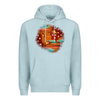 Blue Mist fall patch Premium Hoodie - JahusDesignShop