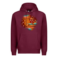 Burgundy fall patch Premium Hoodie - JahusDesignShop