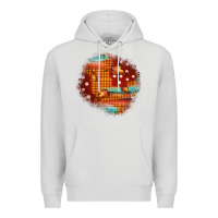 Dove Grey fall patch Premium Hoodie - JahusDesignShop