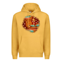 Mustard fall patch Premium Hoodie - JahusDesignShop