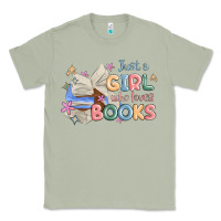 Matcha just a girl who loves books Classic Tee - MaliasSmallBusiness
