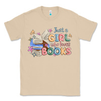 Mushroom just a girl who loves books Classic Tee - MaliasSmallBusiness