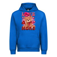 Cobalt love more with toy bear Urban Hoodie - FaDigitalArtStudio