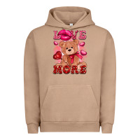 Pigment Burro love more with toy bear Urban Hoodie - FaDigitalArtStudio