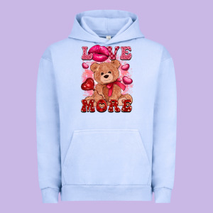 Love More With Toy Bear Urban Hoodie Designed By Fadigitalartstudio