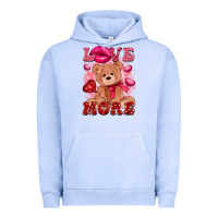 Pigment Grape Ice love more with toy bear Urban Hoodie - FaDigitalArtStudio