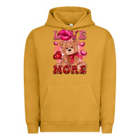 Pigment Peanut Butter love more with toy bear Urban Hoodie - FaDigitalArtStudio