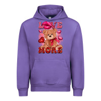 Tulip love more with toy bear Urban Hoodie - FaDigitalArtStudio