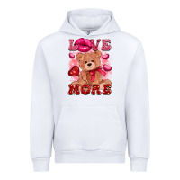 White love more with toy bear Urban Hoodie - FaDigitalArtStudio