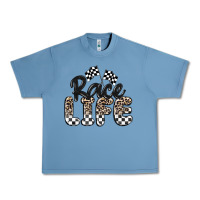 Pebble Blue race life Urban Heavy Tee - MaliasSmallBusiness