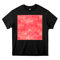 Black valentines day xoxo seamless pattern Heavy Core Tee - BundleAndBundleShop
