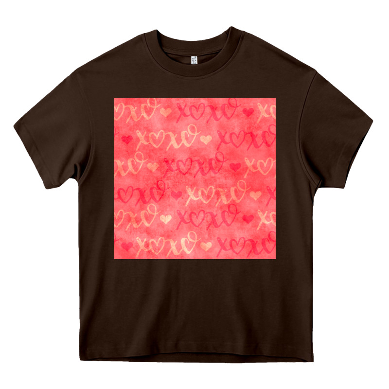 Valentines Day Xoxo Seamless Pattern Heavy Core Tee by BundleAndBundleShop | Teevron