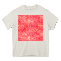 Cream valentines day xoxo seamless pattern Heavy Core Tee - BundleAndBundleShop