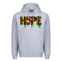 Heather Grey hope juneteenth Premium Hoodie - CowGirlArtShop