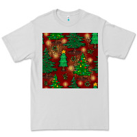 Dove Grey christmas trees seamless pattern Premium Tee - BundleAndBundleShop