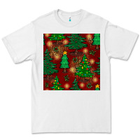White christmas trees seamless pattern Premium Tee - BundleAndBundleShop