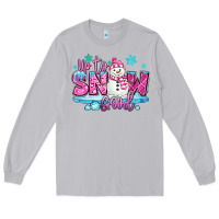 Moon Dust up to snow good pink christmas winter snowman Long Sleeve Tee - MaliasSmallBusiness