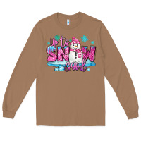 Toasted Coconut up to snow good pink christmas winter snowman Long Sleeve Tee - MaliasSmallBusiness