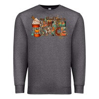 Charcoal Heather my blood type is pumpkin spice Premium Sweatshirt - CowGirlArtShop