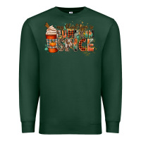 Sports Green my blood type is pumpkin spice Premium Sweatshirt - CowGirlArtShop