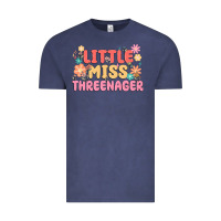 Vintage Denim little miss threenager Vintage Tee - MaliasSmallBusiness
