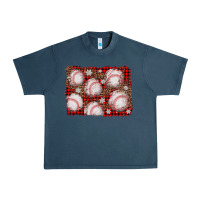 Midnight Navy baseball christmas background Urban Heavy Tee - AdoDesignShop