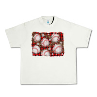Pistachio baseball christmas background Urban Heavy Tee - AdoDesignShop
