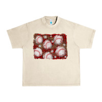 Sandshell baseball christmas background Urban Heavy Tee - AdoDesignShop