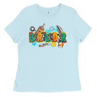 Baby Blue bartender Ladies Tee - AdoDesignShop
