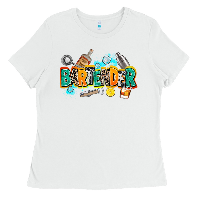 Bartender Ladies Tee by AdoDesignShop | Teevron
