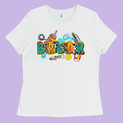 Bartender Ladies Tee Designed By Adodesignshop