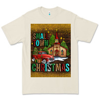 Bone small town christmas church Premium Tee - AdoDesignShop
