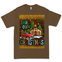 Cacao small town christmas church Premium Tee - AdoDesignShop