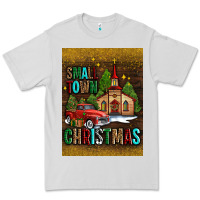 Dove Grey small town christmas church Premium Tee - AdoDesignShop