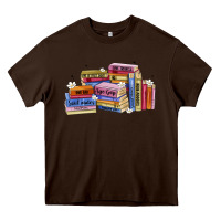 Chocolate Brown book tropes Heavy Core Tee - Artiststas