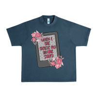 Midnight Navy when i die delete my kindle history Urban Heavy Tee - MaliasSmallBusiness