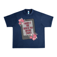 Navy when i die delete my kindle history Urban Heavy Tee - MaliasSmallBusiness