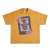 Peanut Butter when i die delete my kindle history Urban Heavy Tee - MaliasSmallBusiness